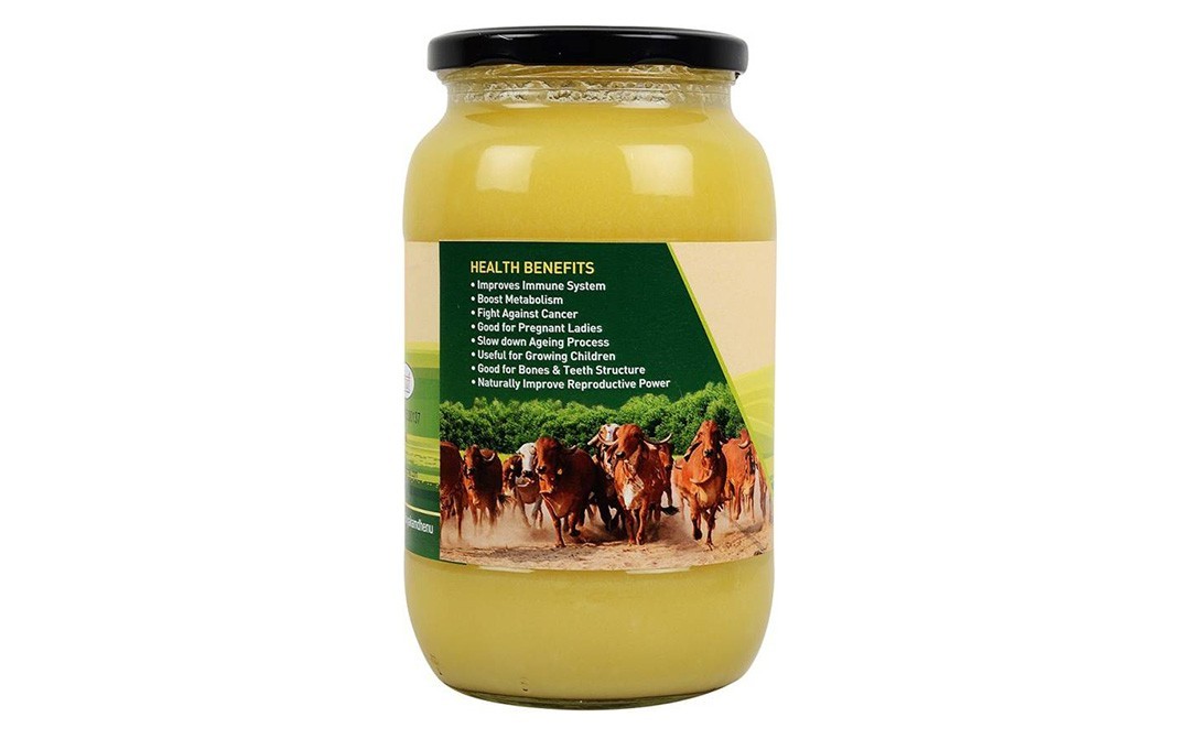 Divya Kamdhenu A2 Desi Cow Ghee    Glass Jar  2 litre